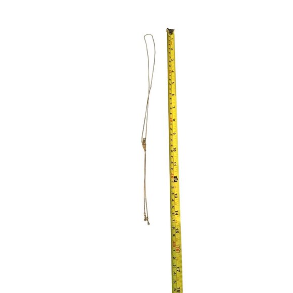 BEAUTIFUL WOMENS GOLD TONE ZIPPER NECKLACE - Picture 4 of 4